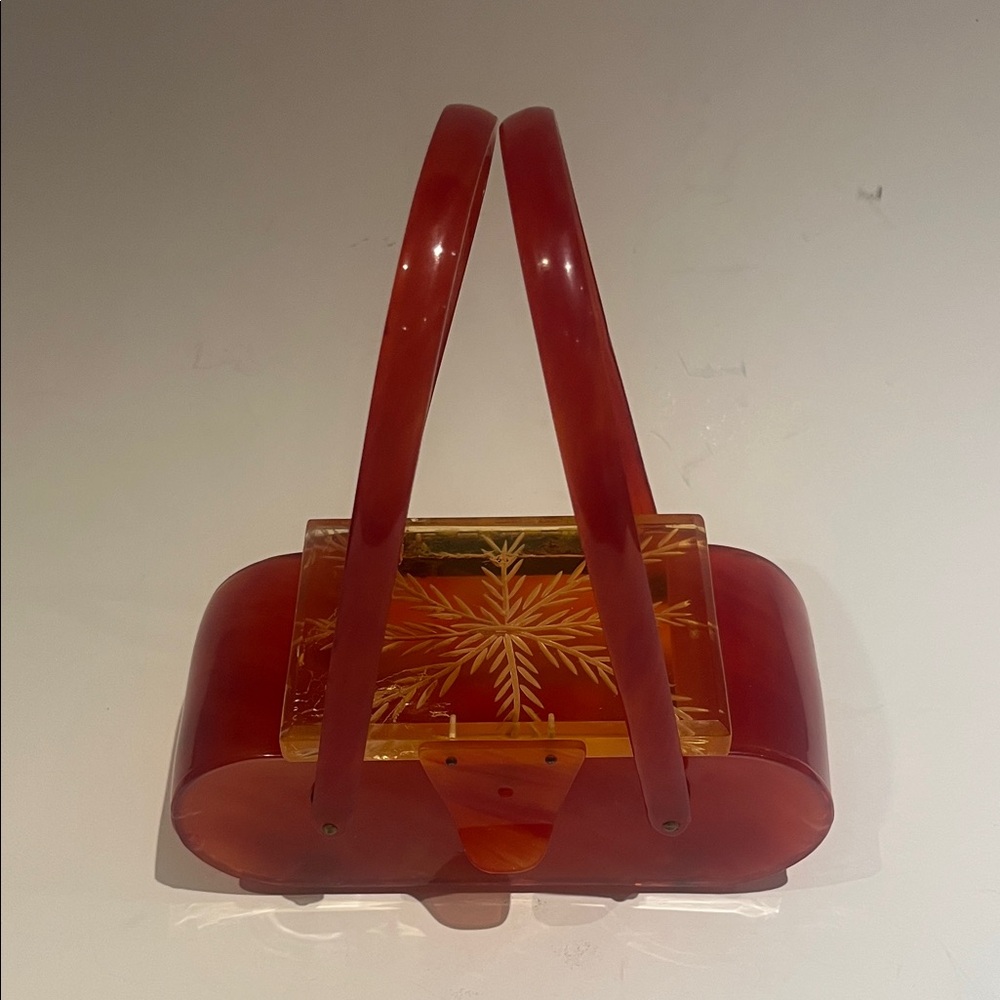 Vintage lucite handbag